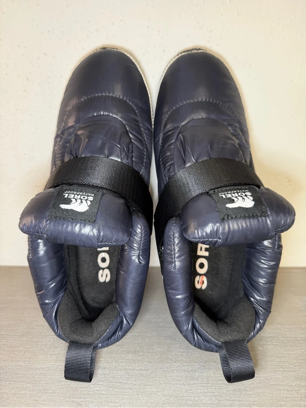Sorel Out N About Puffy Waterproof Winter Snow Boots Women’s Size 10 Blue Winter